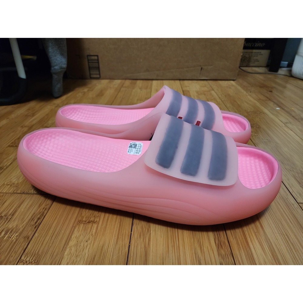 Adidas Originals Adislide Pink Black Men 11 Slide Casual Comfort Recovery JP6300